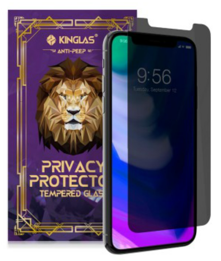 Kinglas Privacy Tempered Glass Screen Protector For iPhone XR / 11