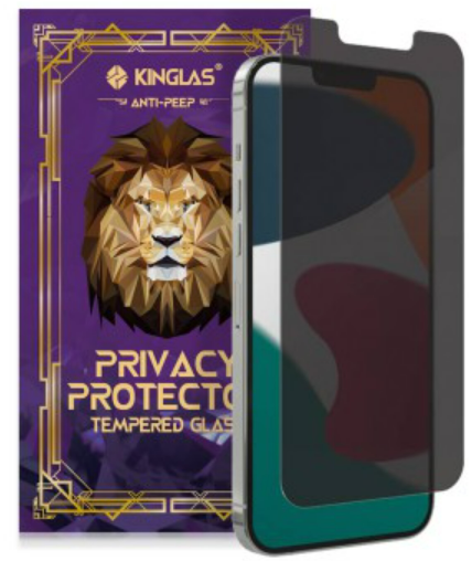 Kinglas Privacy Tempered Glass Screen Protector For iPhone 13 mini